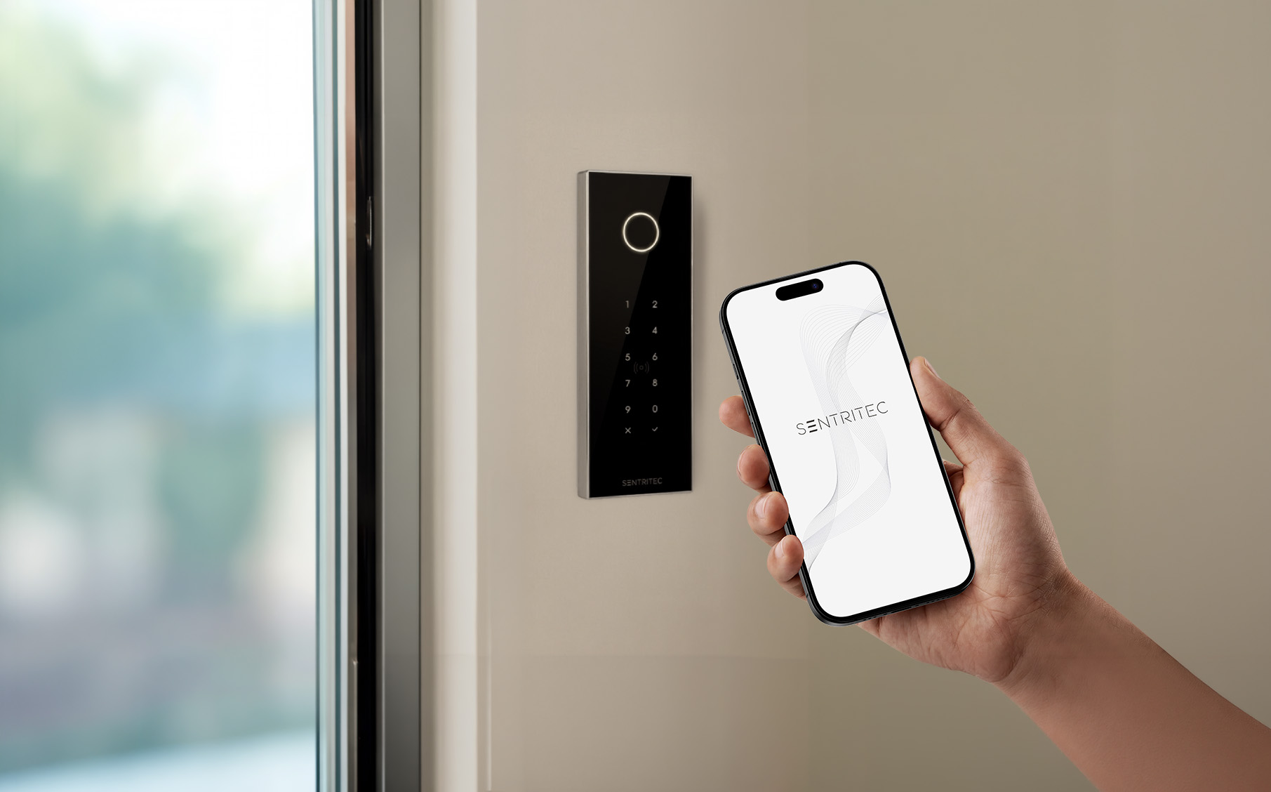 Unlocking a smart door lock with a smartphone app