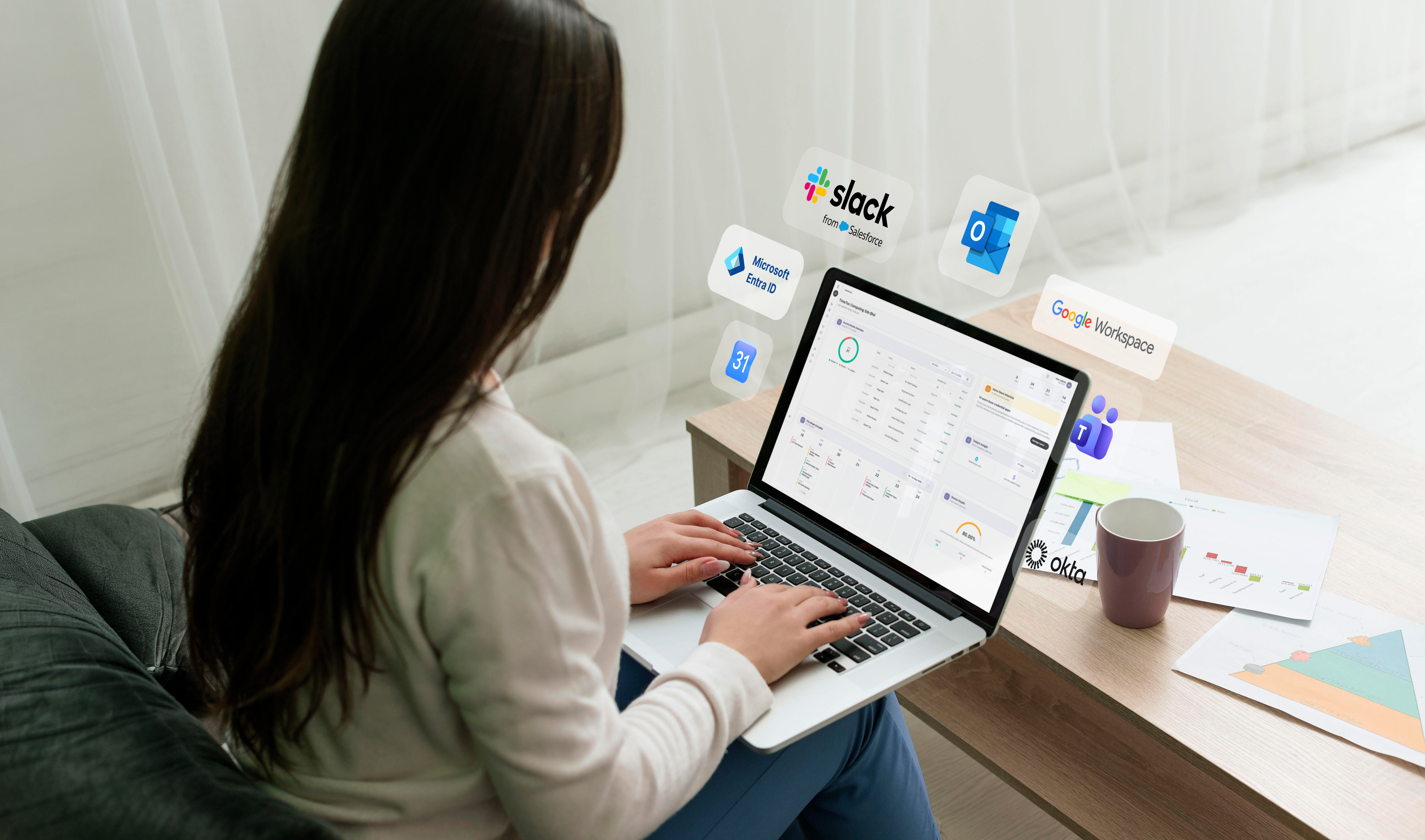 A team syncing users across their workspace
