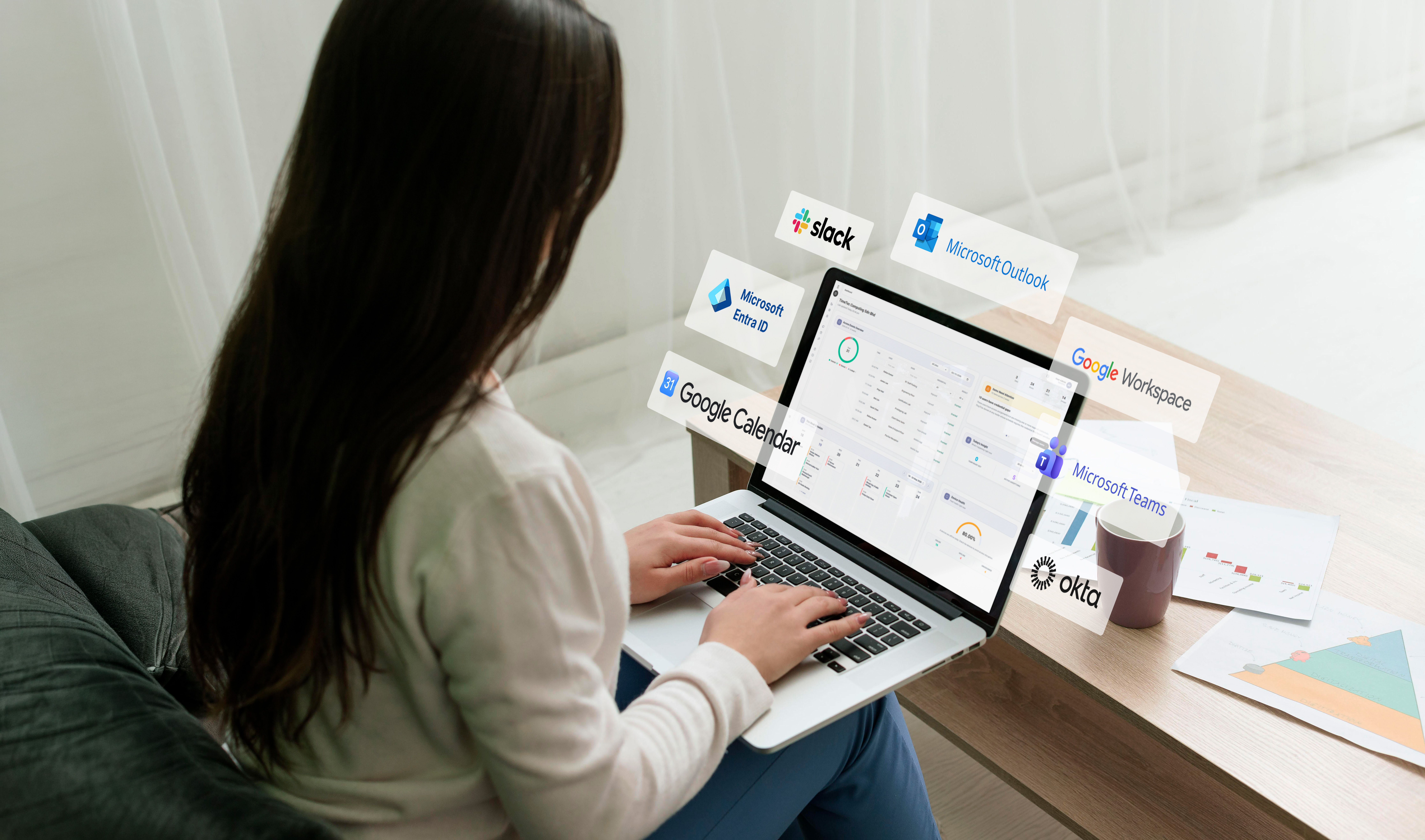 A team syncing users across their workspace