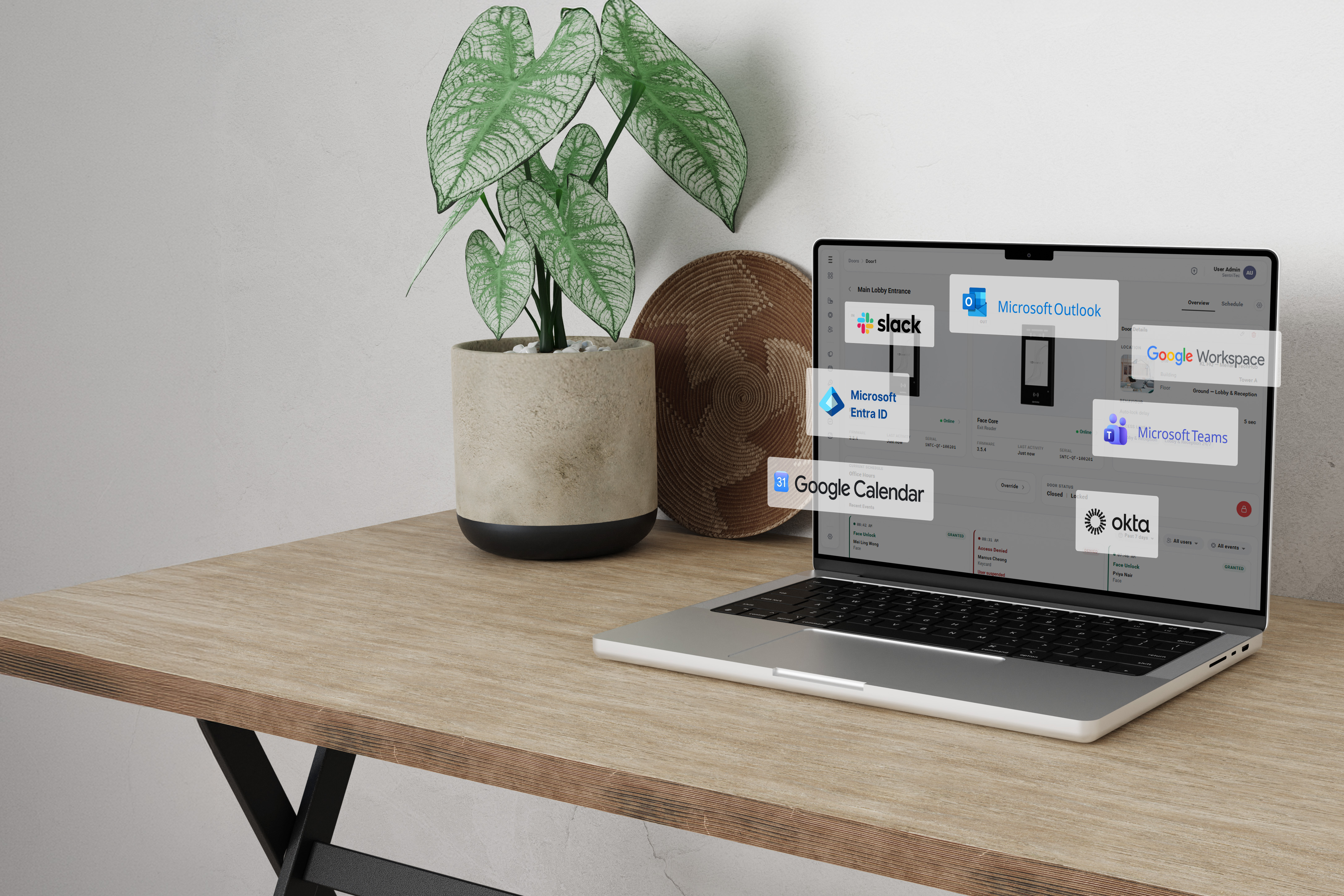 Sentritec connecting with everyday workplace tools
